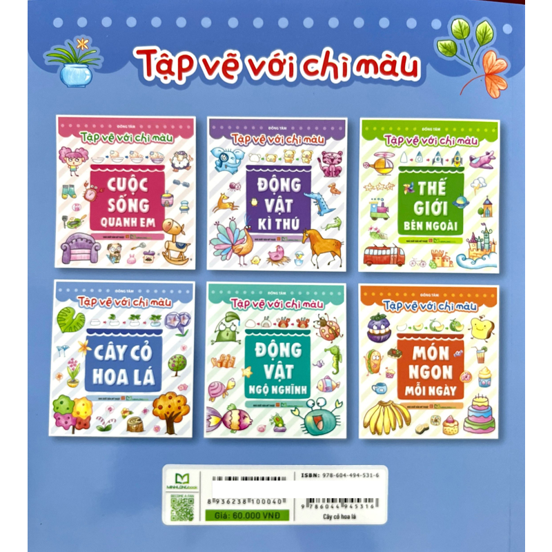 Tập Vẽ Với Chì Màu-Cây Cỏ Hoa Lá