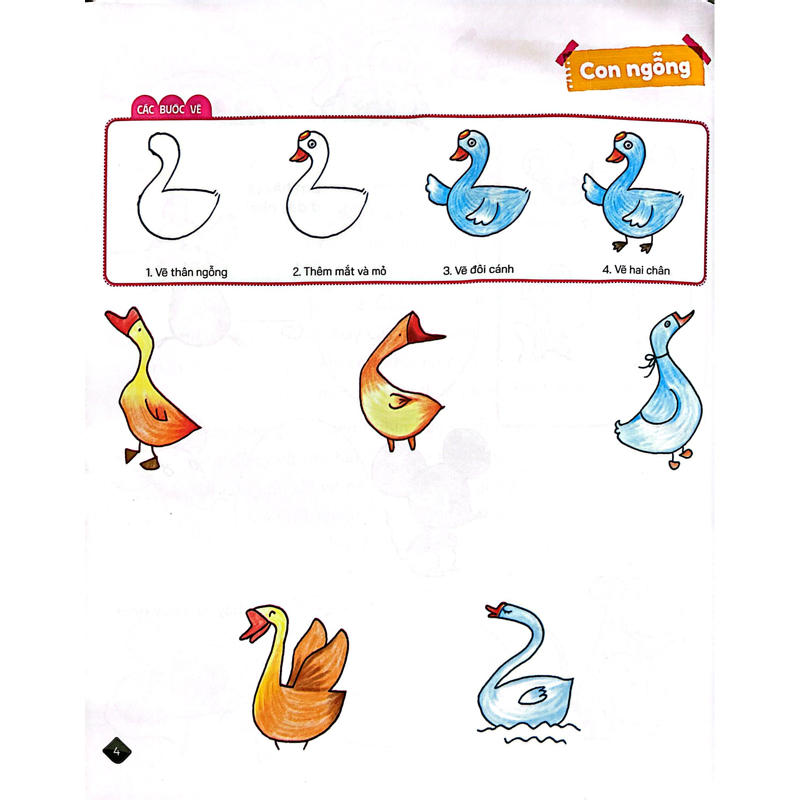 Tập Vẽ Với Chì Màu - Động Vật Ngộ Nghĩnh