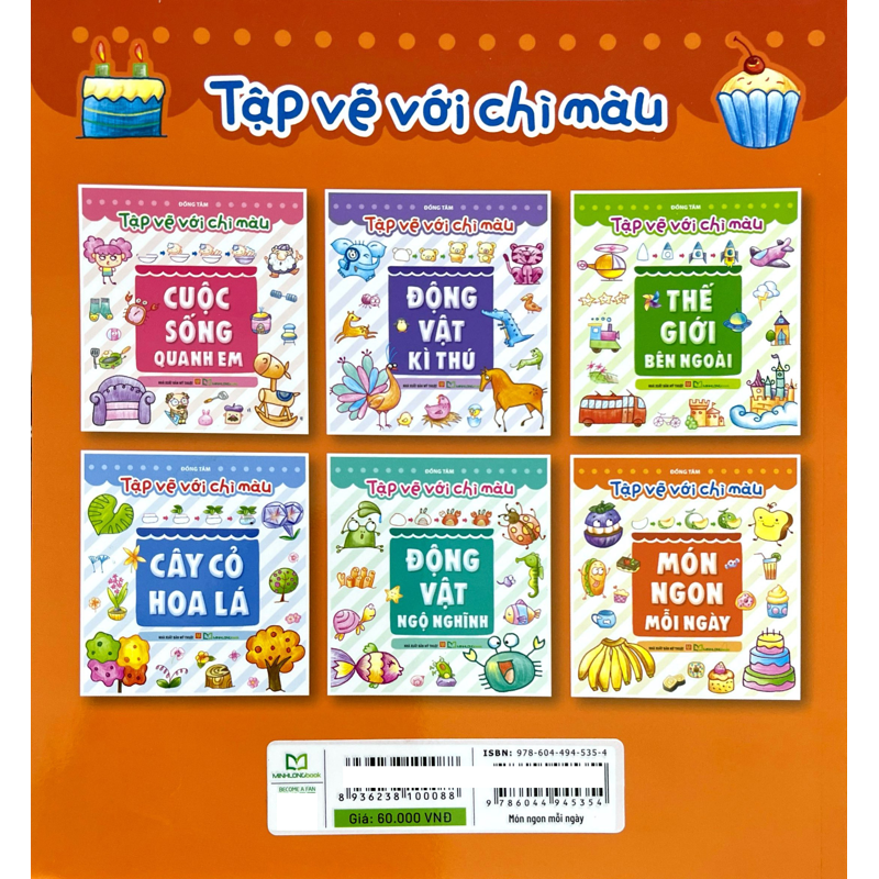 Tập Vẽ Với Chì Màu - Món Ngon Mỗi Ngày