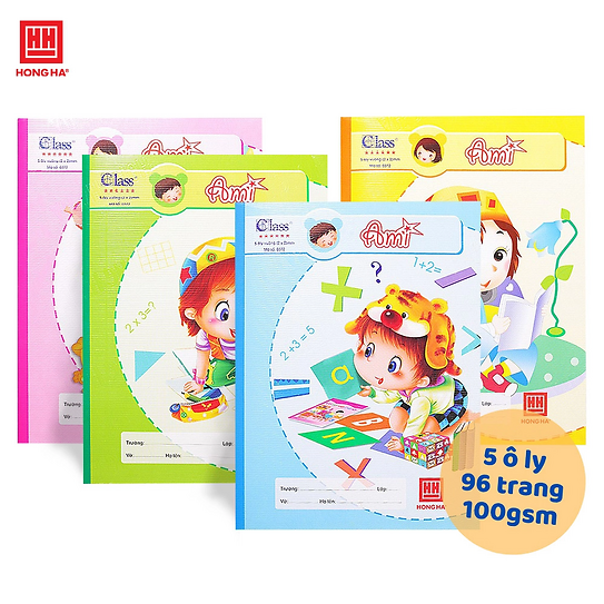 HH - Tập 96Tr Class Ami, 5 Ô Ly, Đl: 100/90-92 (5Q/Lốc)