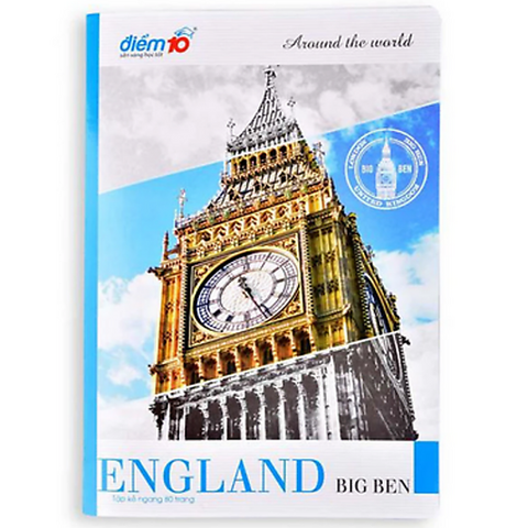 Tập Học Sinh Điểm 10 72Tr Đl70 Kẻ Ngang Tp-Nb102 (Giao Mẫu Ngẫu Nhiên)