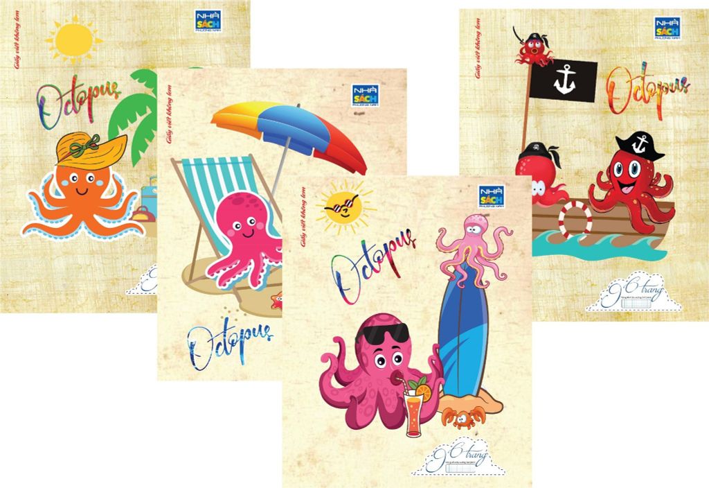 Tập Vở Học Sinh Octopus 96 Trang (4 ôly)