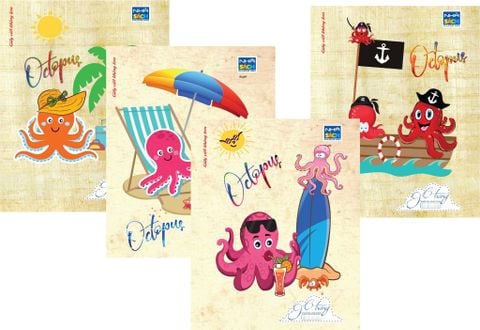 Tập Vở Học Sinh Octopus 96 Trang (4 ôly)