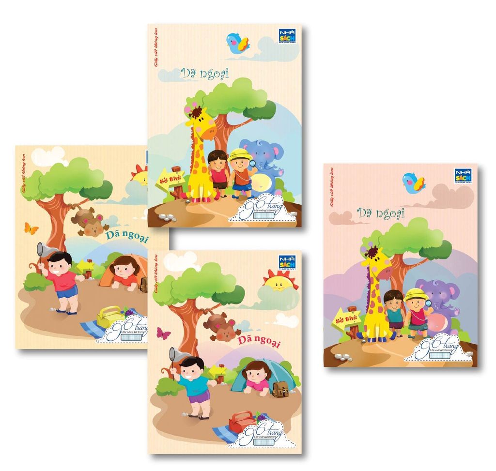 Tập vở Học Sinh Dã Ngoại (96 Trang) 5 Ô ly
