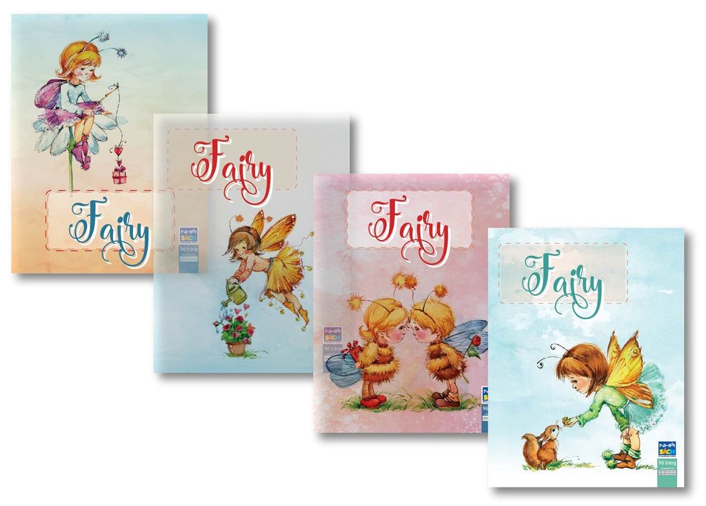 Tập Vở Học Sinh Fairy 96 Trang (4 ôly)
