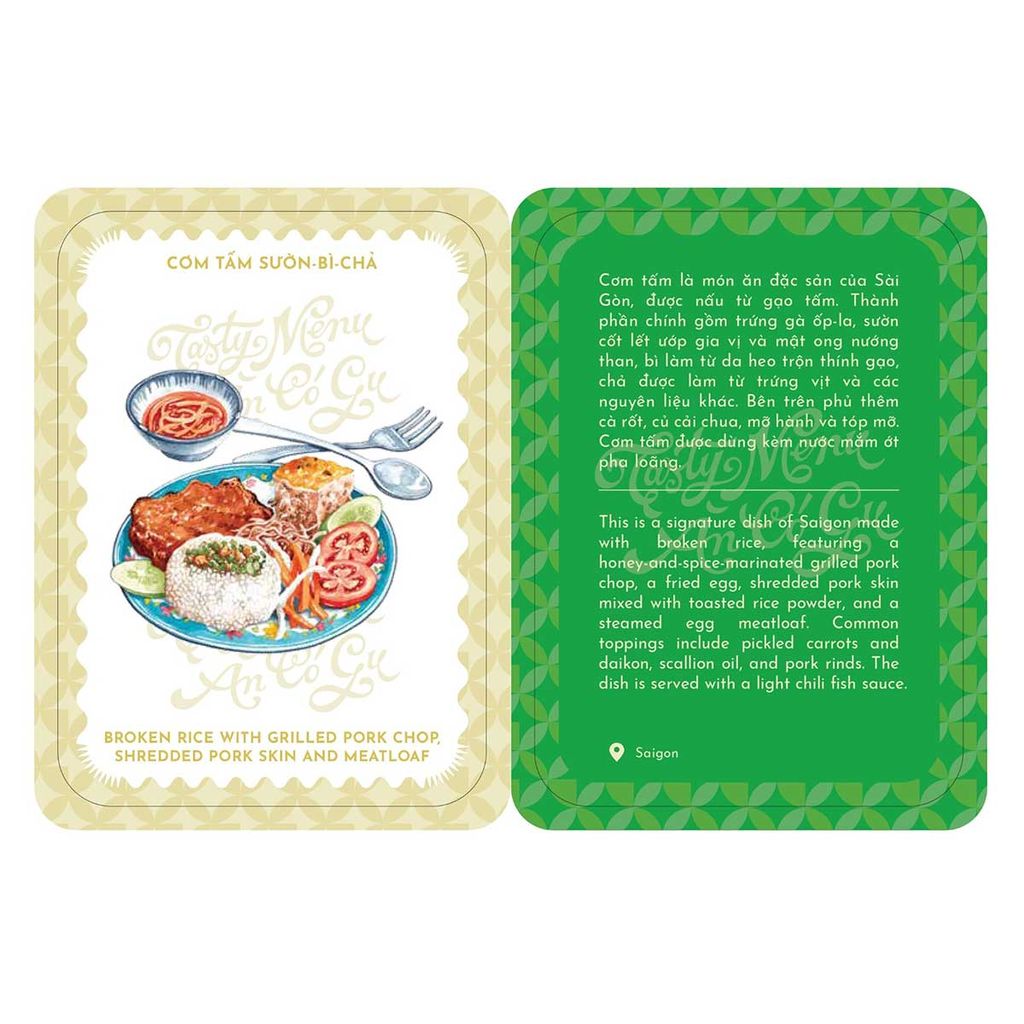 Tasty Menu - Ăn Có Gu: 30 Illustrated Cards Of Vietnamese Cuisine