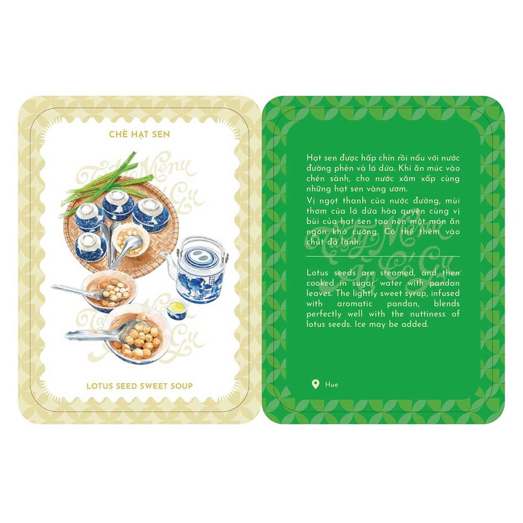 Tasty Menu - Ăn Có Gu: 30 Illustrated Cards Of Vietnamese Cuisine