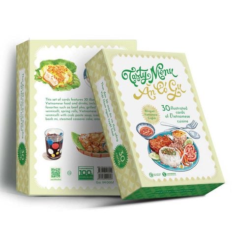 Tasty Menu - Ăn Có Gu: 30 Illustrated Cards Of Vietnamese Cuisine