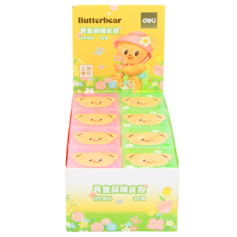 Deli - Tẩy Xóa Siêu Sạch Gấu Bơ HY904