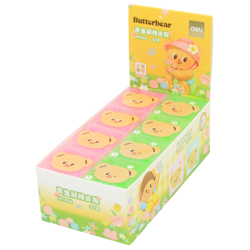 Deli - Tẩy Xóa Siêu Sạch Gấu Bơ HY904