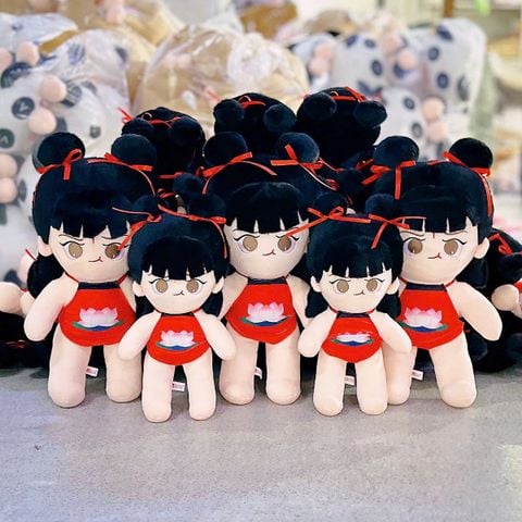 Thú Bông Natra Mặc Yếm Lông Mịn Đứng 45260 45cm