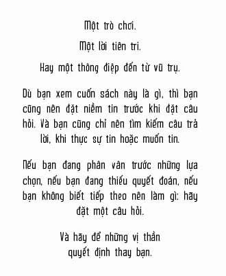 Vị Thần Của Những Quyết Định - The Book Of Answers (Bìa màu đen)