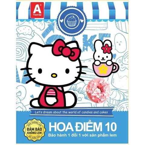 Tập Học Sinh 96tr Thành Đạt - Hoa Điểm 10 A5 ĐL80gsm 4oly (Giao mẫu ngẫu nhiên)