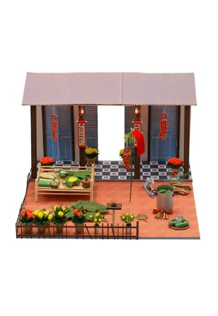 Mô Hình Tết Sài Gòn Xưa Và Nay - Đêm Giao Thừa - TX05