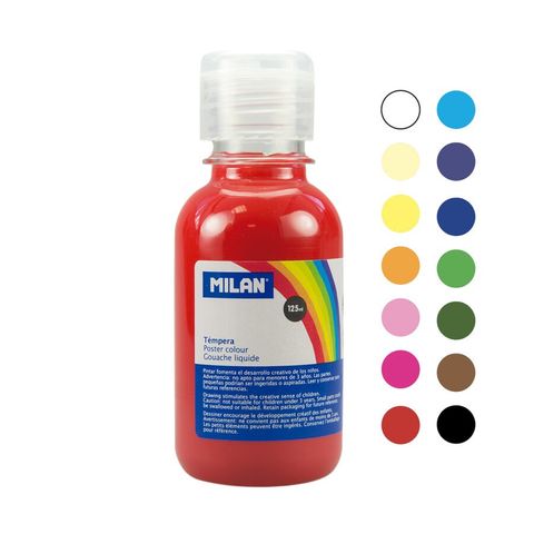 MÀU NƯỚC FLUO MILAN 125ML ĐỎ CORAL 034430 (THNK013)