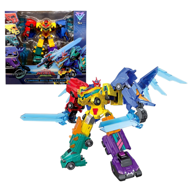 Dinoster Siêu Robot Tích Hợp 5 Trong 1 Metatron Eu580855