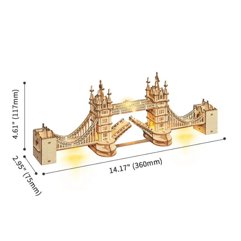 Robotime Đồ Chơi Lắp Ráp Cầu Tháp London TG412