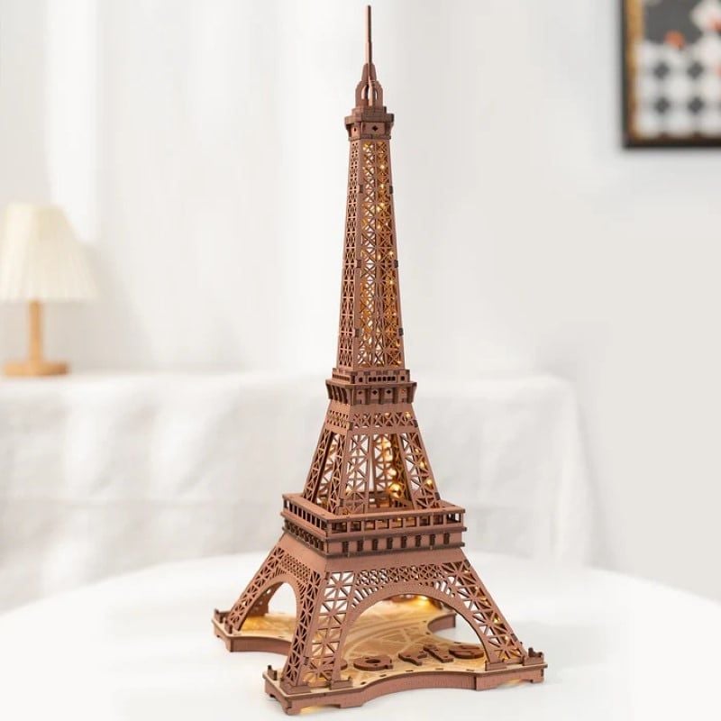 Robotime Đồ Chơi Lắp Ráp Tháp Eiffel Về Đêm TGL01