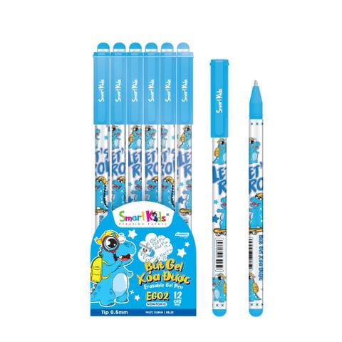 Bút Gel Xóa Được Smartkids Dino EG02 Ngòi 0.5m
