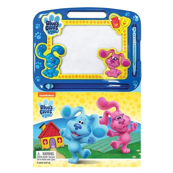 Nickelodeon Blue's Clues & You Learning Series - Learn To Write With Magnetic Drawing Pad, Doodle Pad For Kids And Children Learning Fun