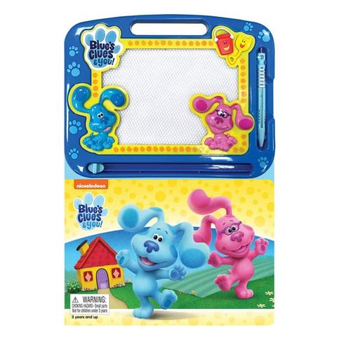 Nickelodeon Blue's Clues & You Learning Series - Learn To Write With Magnetic Drawing Pad, Doodle Pad For Kids And Children Learning Fun