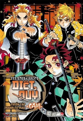 Thanh Gươm Diệt Quỷ: Tuyển Tập Tranh Tô Màu - Cam