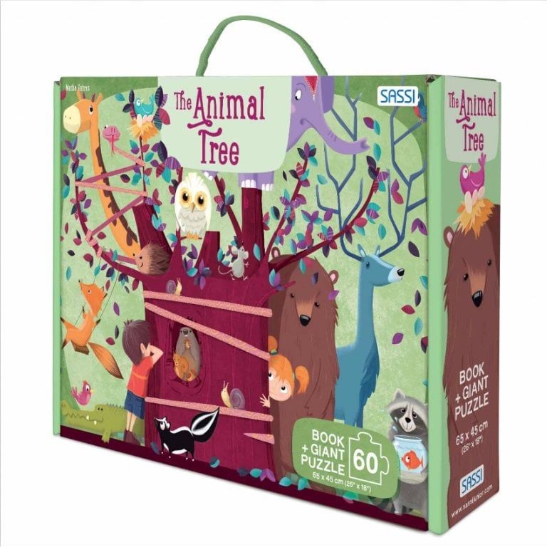 60 Giant Puzzle And Book: The Animal Tree