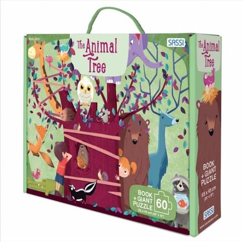 60 Giant Puzzle And Book: The Animal Tree