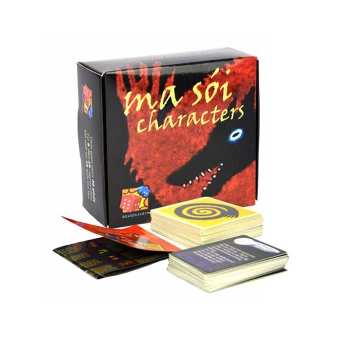 Thẻ bài Ma Sói Character Việt Hóa BGV 02