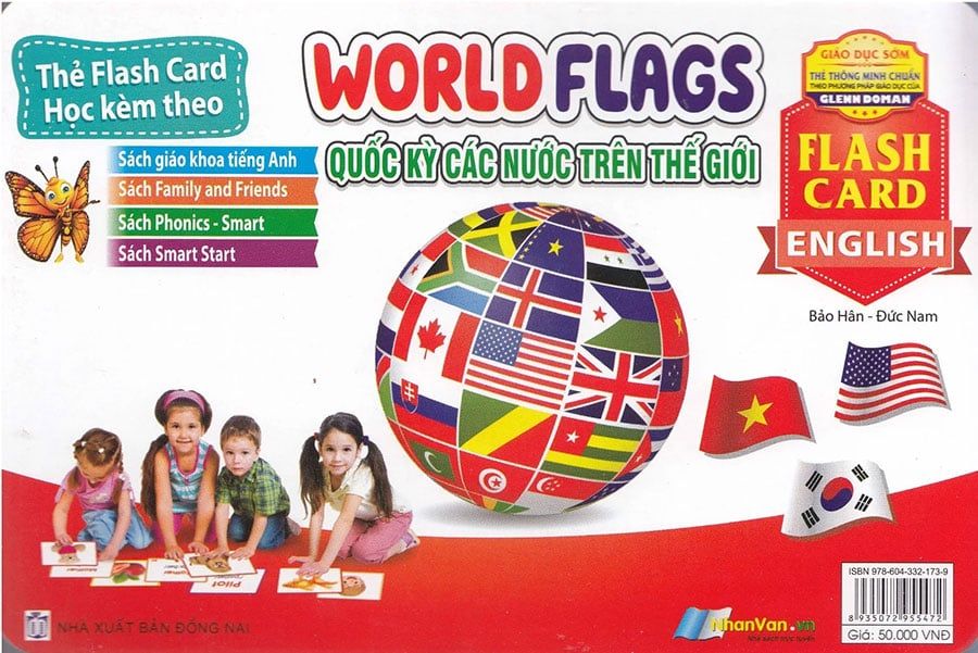 Thẻ Flash Card Tiếng Anh - World Flags - Quốc Kỳ Các Nước Trên Thế Giới