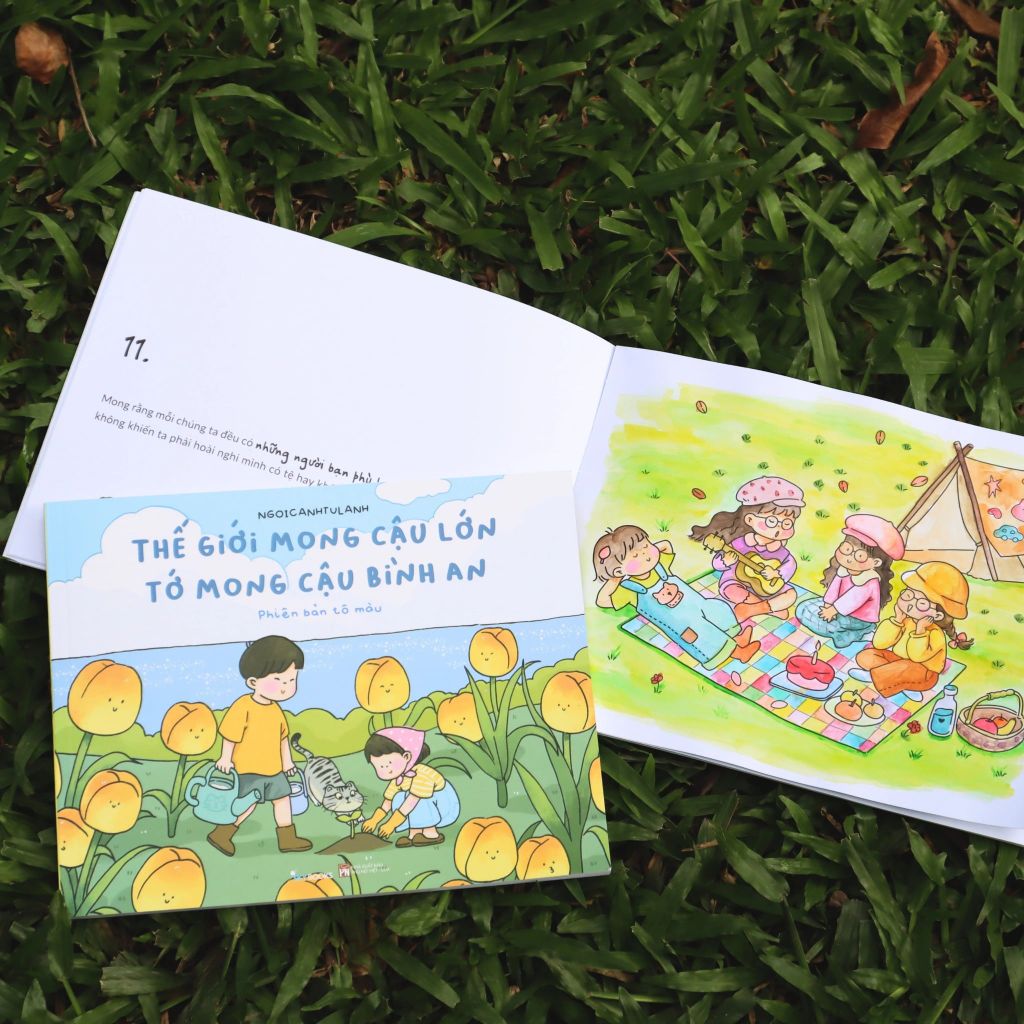 Thế Giới Mong Cậu Lớn Tớ Mong Cậu Bình An (Tô Màu)