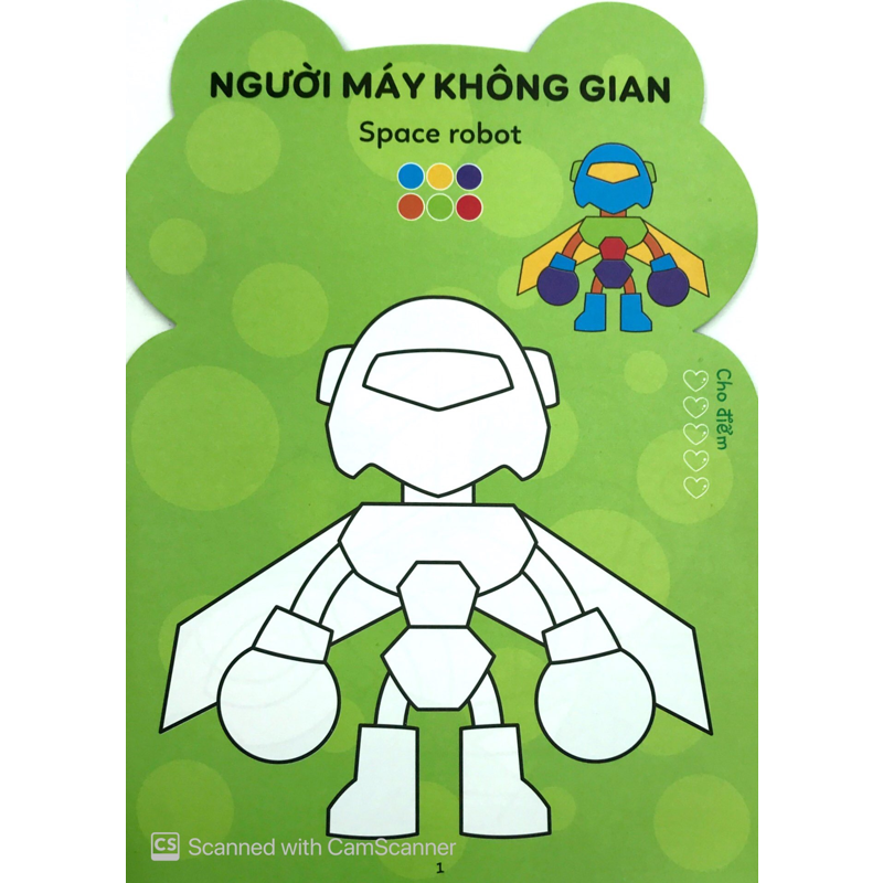Thế Giới Robot- Tô Màu Hoàng Tử Ếch