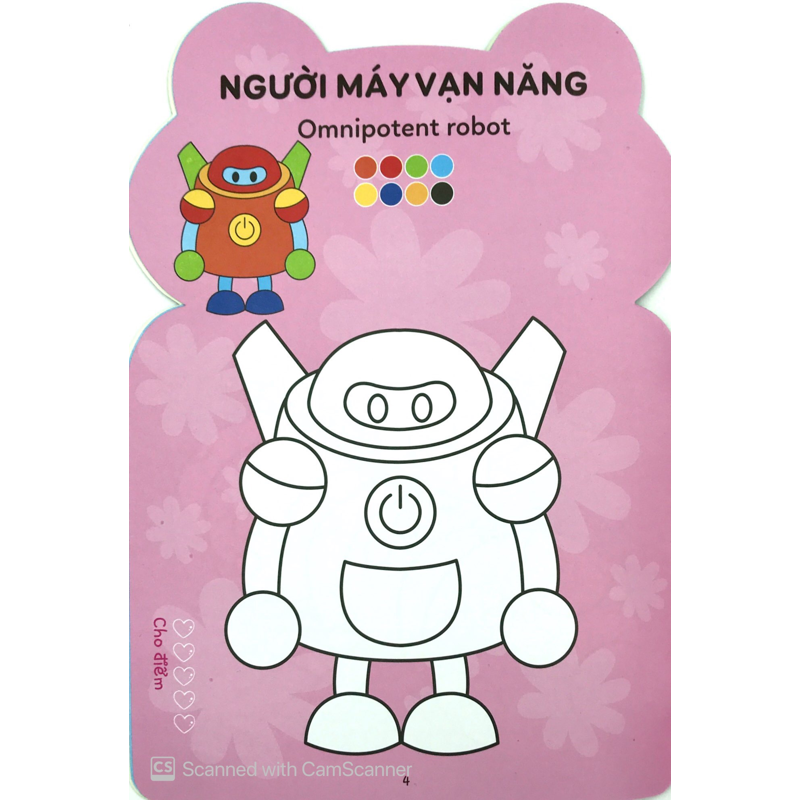 Thế Giới Robot- Tô Màu Hoàng Tử Ếch