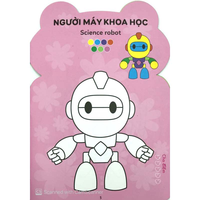 Thế Giới Robot- Tô Màu Hoàng Tử Ếch