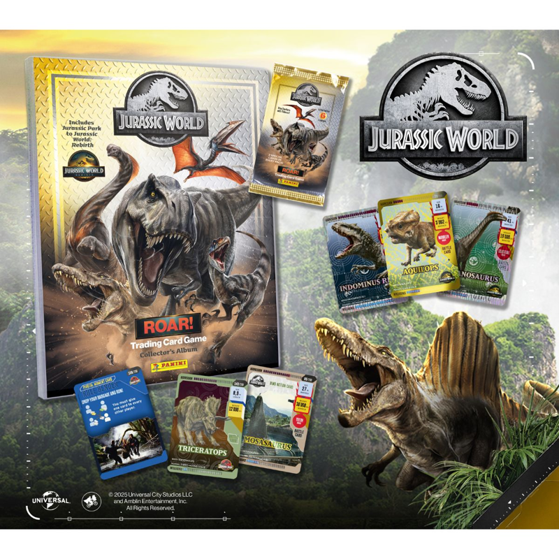 Panini Bộ Thẻ Hình Khởi Đầu Jurassic World Roar 8051708025279