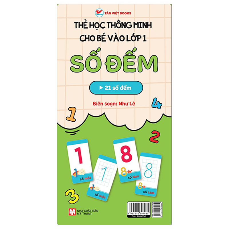 Thẻ Học Thông Minh Cho Bé Vào Lớp 1-Số Đếm
