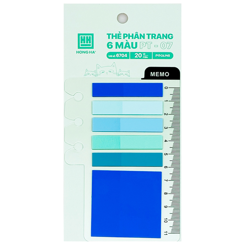 Hồng Hà - Thẻ Phân Trang 5 Màu PT-07