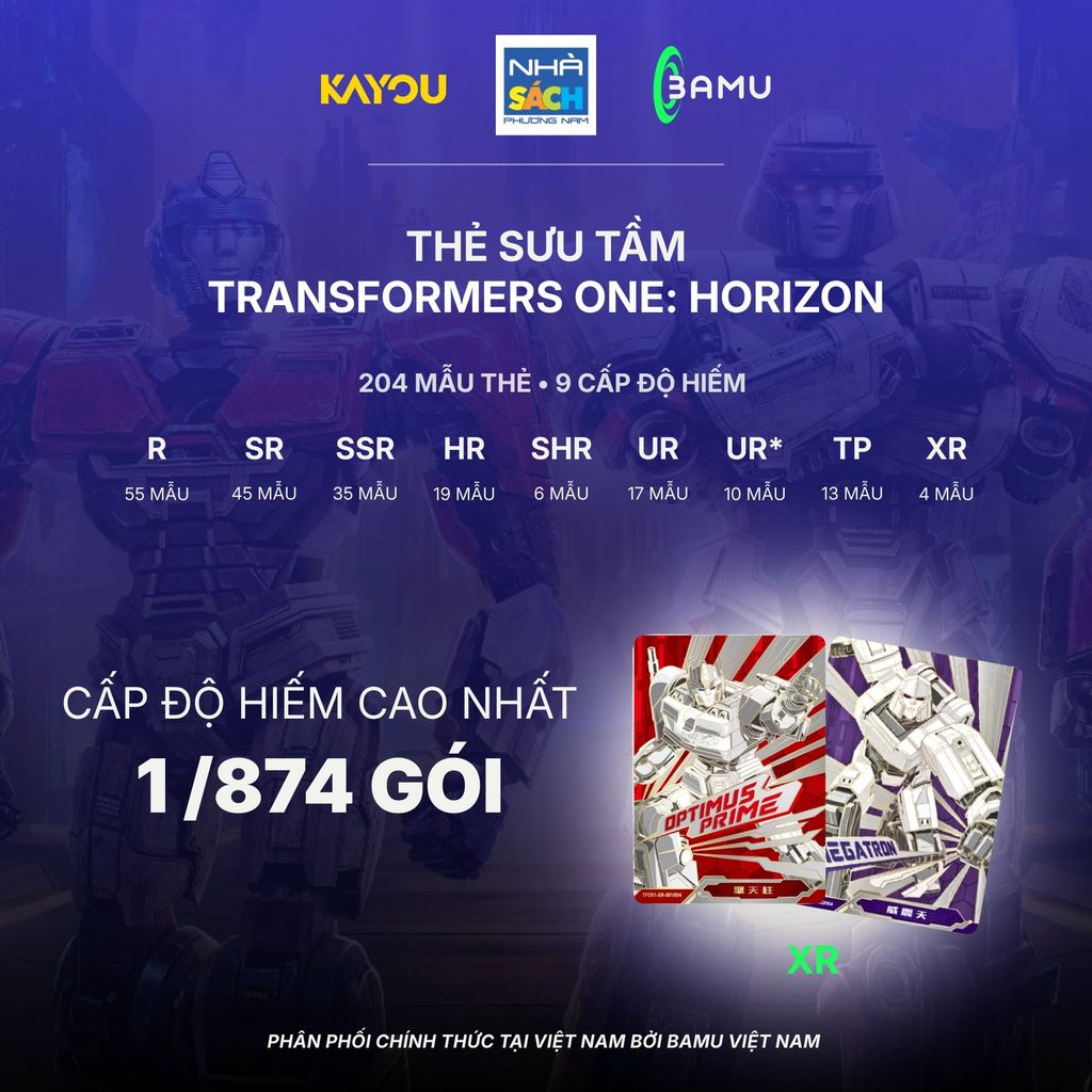 Kayou Hộp Thẻ Sưu Tầm Transformers Horizon Gói Nguyên Bản Mùa 1 Hh00001 (Bamu)