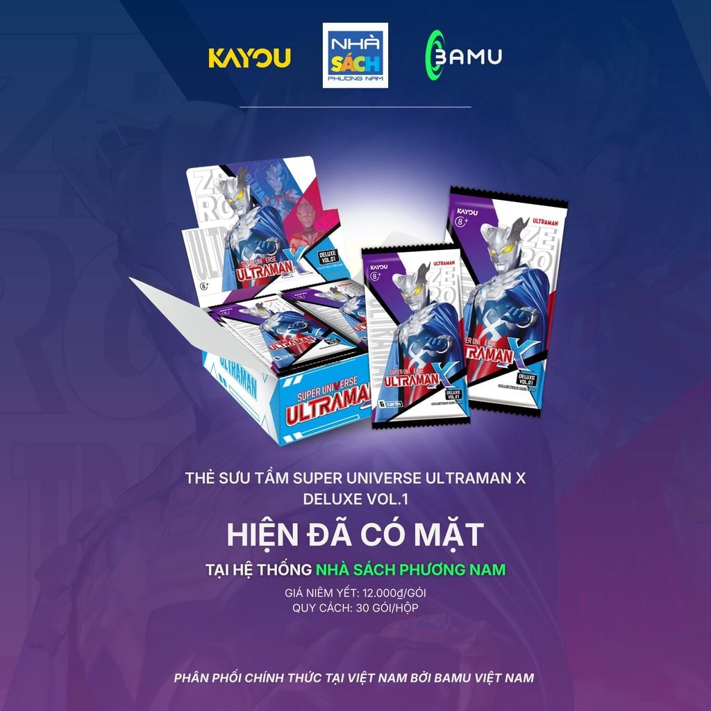 Kayou Bộ Thẻ Sưu Tầm Ultraman Vũ Trụ Hồ Sơ X Bản Cao Cấp Hh00002 (Bamu)