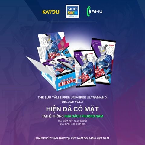 Kayou Bộ Thẻ Sưu Tầm Ultraman Vũ Trụ Hồ Sơ X Bản Cao Cấp Hh00002 (Bamu)