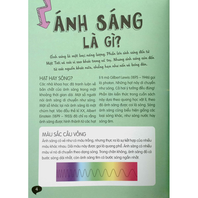 Thí Nghiệm Khoa Học Vui Ánh Sáng Và Màu Sách