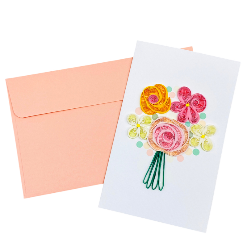 Thiệp Dài Giấy Xoắn - 7.5 x 12 cm - TMC (Giao mẫu ngẫu nhiên)