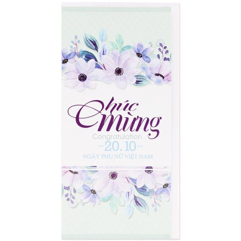 Thiệp Chúc Mừng Ngày Phụ Nữ Việt Nam 20/10 (Giao hàng ngẫu nhiên)