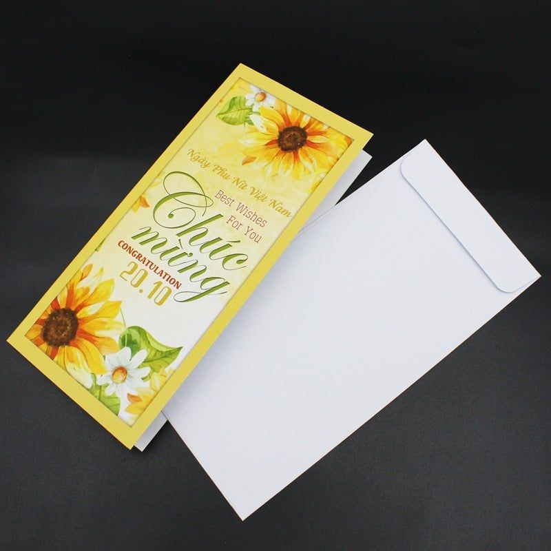 Thiệp Chúc Mừng Ngày Phụ Nữ Việt Nam 20/10 (Giao hàng ngẫu nhiên)