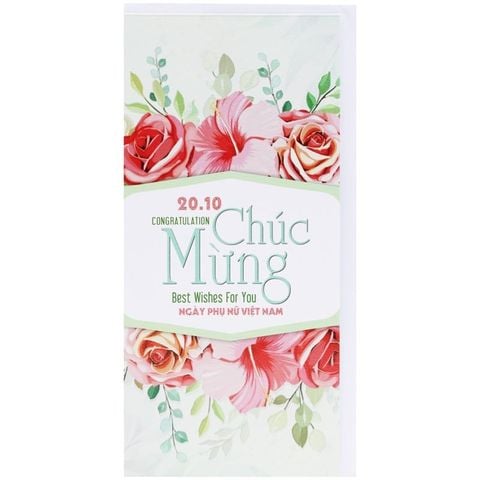 Thiệp Chúc Mừng Ngày Phụ Nữ Việt Nam 20/10 (Giao hàng ngẫu nhiên)