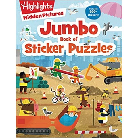 Jumbo Book of Sticker Puzzles (Highlights Jumbo Books & Pads)