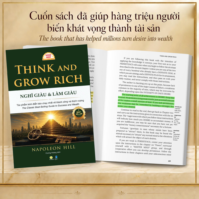 Think And Grow Rich - Nghĩ Giàu Và Làm Giàu (Song Ngữ)