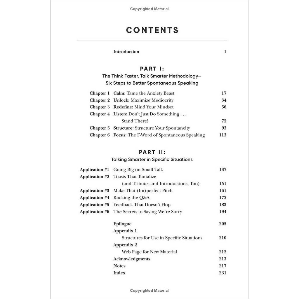 Think Faster, Talk Smarter: How to Speak Successfully When You're Put on the Spot