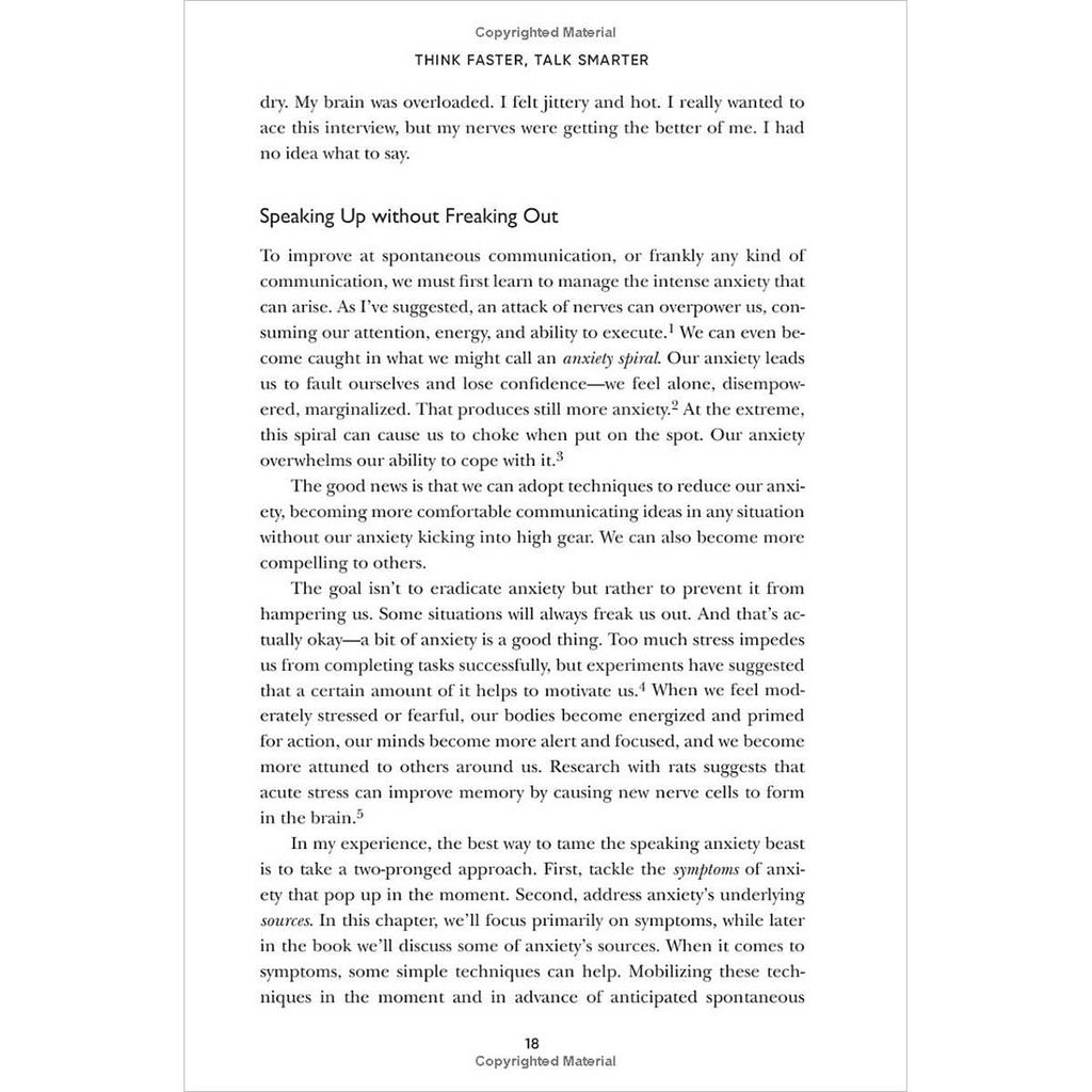 Think Faster, Talk Smarter: How to Speak Successfully When You're Put on the Spot