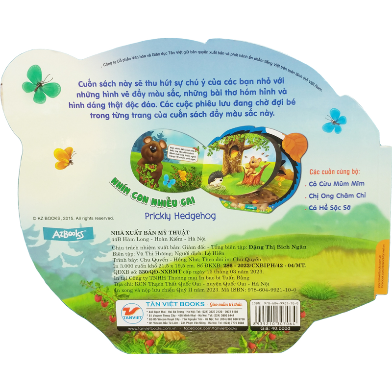 Thơ Về Động Vật-Nhím Con Nhiều Gai